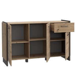 Sideboard Fejel Typ A Eiche Artisan Dekor / Grau