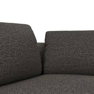 3-Sitzer Sofa APELLO Webstoff Mava: Anthrazit / Schwarz / Weiß meliert