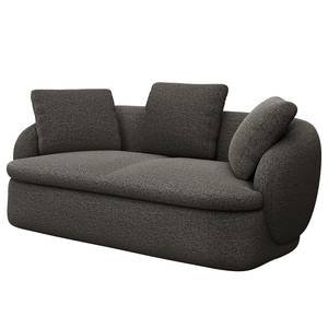 2,5-Sitzer Sofa APELLO Webstoff Mava: Anthrazit / Schwarz / Weiß meliert