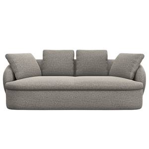 3-Sitzer Sofa APELLO Webstoff Mava: Grau / Weiß meliert