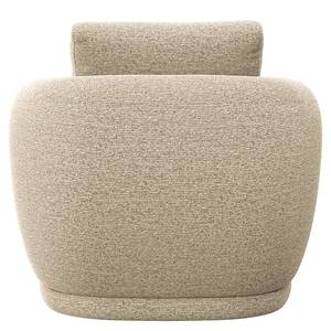 Fauteuil APELLO Geweven stof Mava: Crèmekleurig / Beige / Grijs gemêleerd