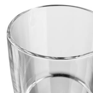 Koffieglas Senso set van 4 transparant glas/roestvrij staal - transparant - Capaciteit: 0.25 L