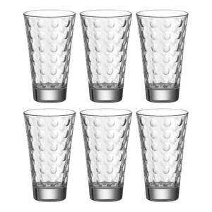 Drinkglas Optic transparant glas - Set van 6 - Capaciteit: 0.3 L