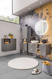 Mobile sottolavabo Mona Grigio basalto / Effetto rovere