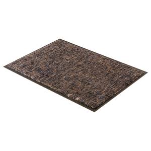 Paillasson Miami Glitter Polyamide - Anthracite / Marron - 67 x 100 cm