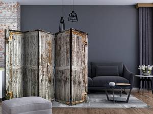 Paravent The Whispering Door acoustique Intissé sur bois massif - Gris