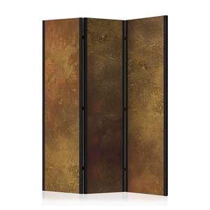 Paravent Golden Temptation Akustik Vlies auf Massivholz - Gold - 135 x 172 cm