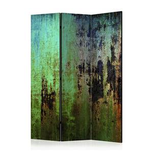 Kamerscherm Emerald Mystery Acoustic vlies op massief hout - groen - 135 x 172 cm