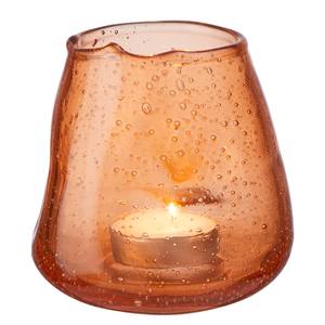 Teelichthalter FALL IN LOVE 4er-Set Glas - Orange