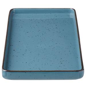 Dinnerteller FINCA 4er-Set Porzellan - Blau - 15 x 34 cm