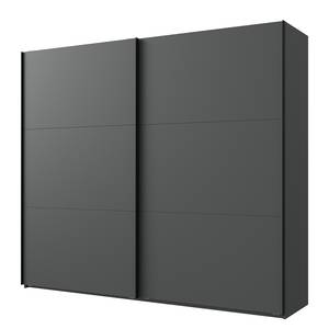 Schwebetürenschrank Level36 216 cm Typ B Graphit - Breite: 250 cm - Ohne Spiegeltür/-en