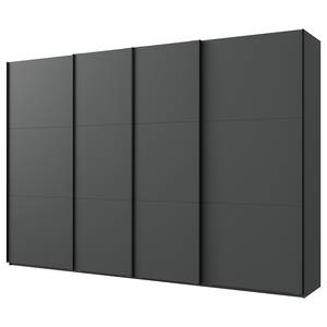 Schwebetürenschrank Level36 216 cm Typ B Graphit - Breite: 350 cm - Ohne Spiegeltür/-en