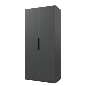 Drehtürenschrank Level36 - 236 cm Typ B Graphit - Breite: 100 cm - Ohne Spiegeltür/-en