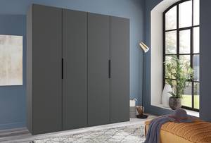 Drehtürenschrank Level36 - 236 cm Typ B Graphit - Breite: 200 cm - Ohne Spiegeltür/-en