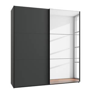 Schwebetürenschrank Level36 236 cm Typ B Graphit - Breite: 200 cm - Mit Spiegeltür/-en