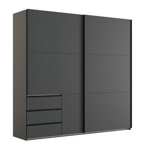 Schwebetürenschrank Level36 236 cm Typ A Graphit - Breite: 250 cm - Ohne Spiegeltür/-en