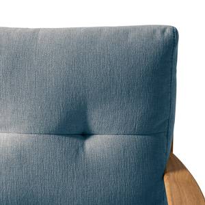 Fauteuil TIMON Geweven stof Saia: Jeansblauw