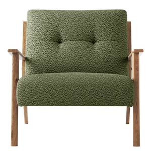 Fauteuil TIMON Bouclé Stof Bony: Mosgroen