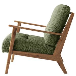 Fauteuil TIMON Bouclé Stof Bony: Mosgroen