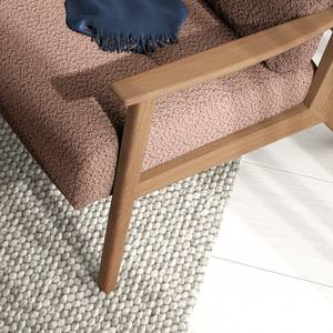 Fauteuil TIMON Bouclé Stof Bony: Mauve