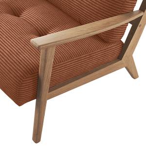 Sessel TIMON Cordstoff Scilla: Braun