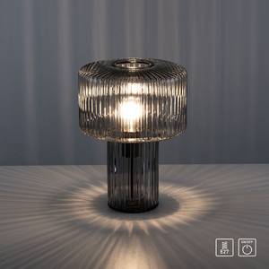 Lampe Fungus Verre fumé - Gris - 1 ampoule