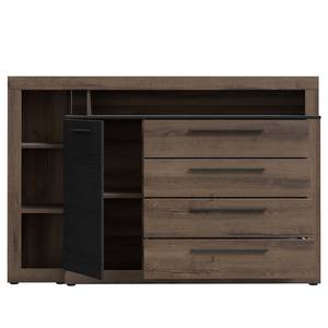 Sideboard Hagen Eiche Dunkel Dekor / Eiche Schwarz Dekor