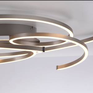 Plafonnier LED Danilo Aluminium / Matière plastique - Argenté