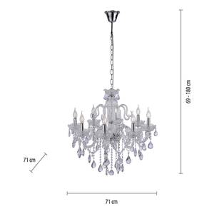 Kronleuchter Gracia Kristallglas - 8-flammig - Durchscheinend