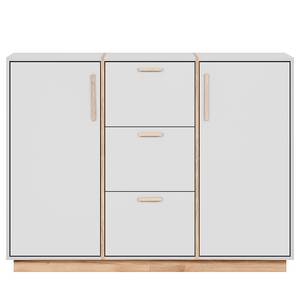 Sideboard Shepler Steingrau / Eiche Hickory Dekor