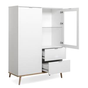 Credenza Gealla Bianco / Effetto rovere Sonoma