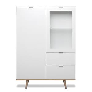 Highboard Gealla Weiß / Eiche Sonoma Dekor