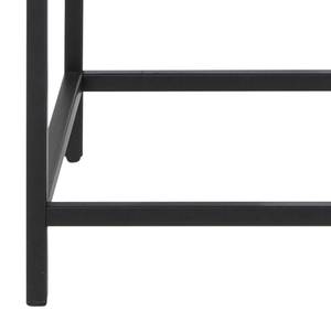 Vitrinenschrank Coogee Glas / Metall - Schwarz / Wildeiche Dekor