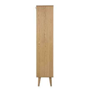 Armoire vitrine Montville Placage en bois véritable - Chêne