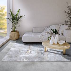 Kurzflorteppich Wendelin Polyester - Creme - 115 x 170 cm