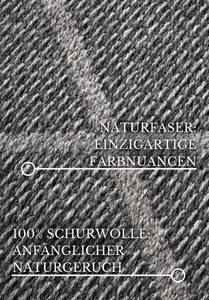Wollteppich Maria Schurwolle - Grau - 200 x 290 cm
