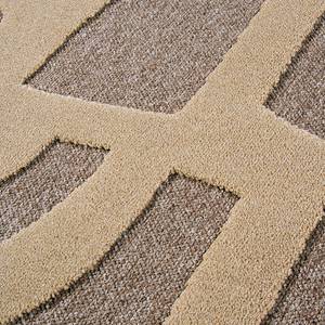 Kurzflorteppich Therese Recyceltes Polyester - Beige - 200 x 290 cm