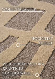 Kurzflorteppich Therese Recyceltes Polyester - Beige - 200 x 290 cm