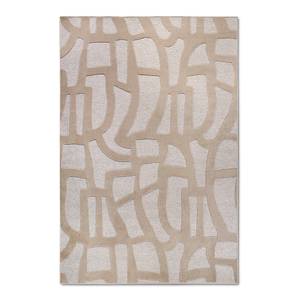 Kurzflorteppich Therese Recyceltes Polyester - Creme - 200 x 290 cm