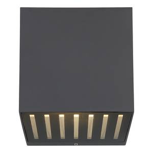 LED-Wandleuchte Illi Typ A Klarglas / Aluminium - 1-flammig - Schwarz