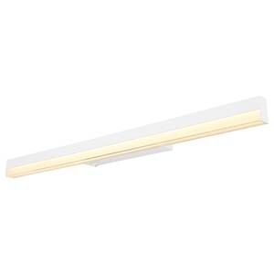 LED-Wandleuchte Sallo Acryl / Aluminium - 1-flammig - Weiß - Breite: 60 cm