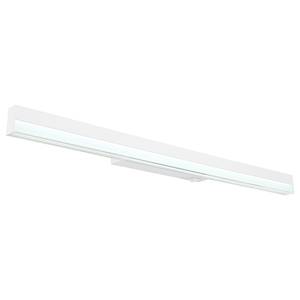 LED-Wandleuchte Sallo Acryl / Aluminium - 1-flammig - Weiß - Breite: 60 cm