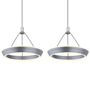 LED-Pendelleuchte Ferra Typ B Aluminium / Silikon - 1-flammig