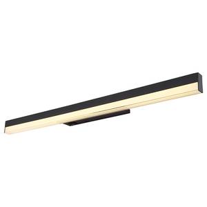 LED-Wandleuchte Sallo Acryl / Aluminium - 1-flammig - Schwarz - Breite: 60 cm