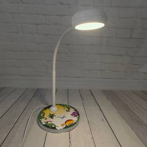 Lampada da tavolo Dinos Materiale plastico - Verde menta - 1 punto luce