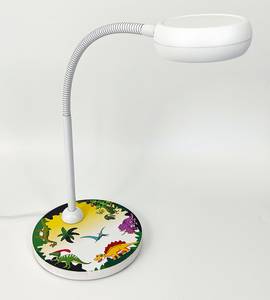 Lampada da tavolo Dinos Materiale plastico - Verde menta - 1 punto luce