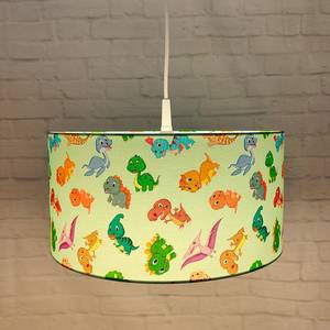 Hanglamp Dinos textielmix - mintgroen - 1 lichtbron