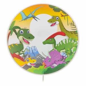 Wandlamp Dinos Round kunststof - mintgroen - 1 lichtbron