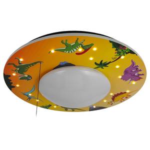 Lampada da soffitto Dinos B Materiale plastico - Arancione - 1 punto luce