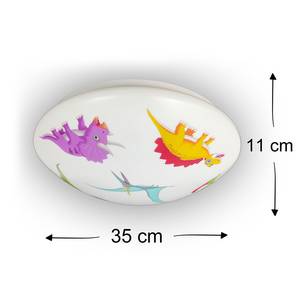 Lampada da soffitto Dinos Materiale plastico - Multicolore - 1 punto luce